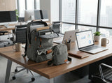 MOCHILA 3 EN 1 MULTIFUNCIONAL GRIS