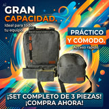 MOCHILA 3 EN 1 MULTIFUNCIONAL GRIS